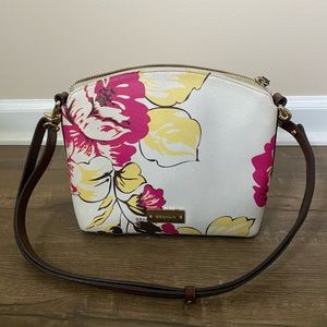 Brahmin Dahlia Bouquet Mini Duxbury Crossbody/Shoulder Bag Purse